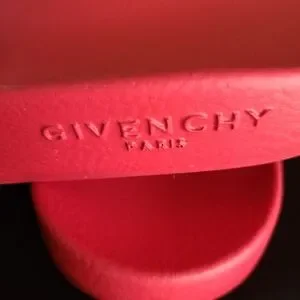 Givenchy Pool Slides Black and Red Men Size 42. (Size 9 Men) Givenchy - Logo-Jacquard Webbing and Rubber Slides - Men  main image 3